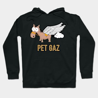 Pegasus Pet Gaz Funny French Pun About Farts Hoodie